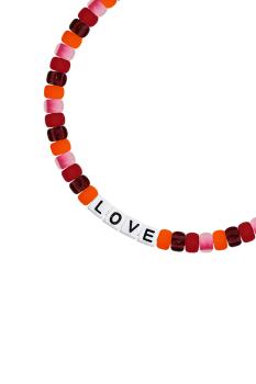 Armband aus Glasperlen - LOVE - von Sorbet Island
